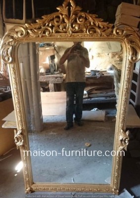 Miroir ceruse - miroir antique