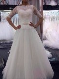 Fabricant magnifique robes de marieé en dentelle et tulle