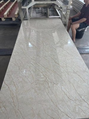 Feuilles de Marbre PVC pour Décoration Intérieure - Imitation Marbre Naturel