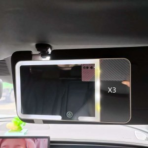 Miroir de maquillage LED pour voiture pare-soleil éclairage tactile