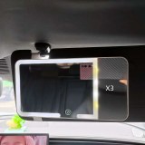 Miroir de maquillage LED pour voiture pare-soleil éclairage tactile