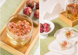 Boules de fleurs et thé artisanales pour tisane