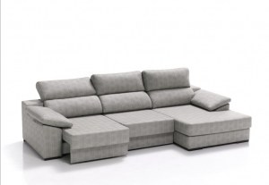 Canapé D'angle Posadas 290cm avec Assises coulissante