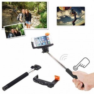 Lot de Perche téléscopique / monopode / télécommande bluetooth intégrée dans la perche...