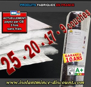 Isolant mince multicouches IMD isolation