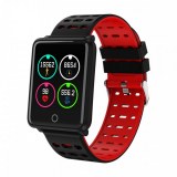 Montre connectée sport , bracelet intelligent pour Iphone et Android-Rouge