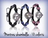 Montre shamballa 10 couleurs direct usine !