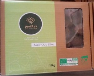 Dates bio marocains de hauts qualité