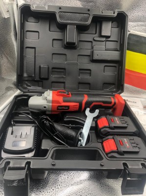 Meuleuse d'angle sans fil KRAFTMULLER .km-7302,20V,125 mm, batterie 4.0 Ah, chargeur ra...