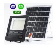 Projecteur LED solaire extérieur - BIG BOY - 500 Watts - 100 Lumens / Watt - 50 000 lum...