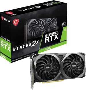 MSI Tarjeta gráfica GeForce RTX 3060 12GB 15 Gbps GDRR6 192-Bit HDMI/DP PCIe 4 Torx Twi...