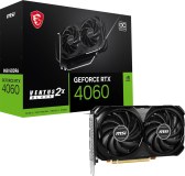 MSI Tarjeta gráfica GeForce RTX 4060 8GB GDRR6 128-Bit HDMI/DP Nvlink TORX Fan 4.0 Ada...