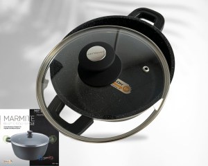 Faitout, revêtement Greblon C2+ en "marbre" Mettmann Professionnel