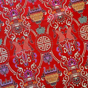 Tissu de brocart au broderie fine - Vente tissus en gros ou moyen quantité (G193)