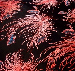 Tissu de brocart au broderie fine - Vente tissus en gros ou moyen quantité (G84)