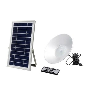 Lampe LED solaire pour extérieur / intérieur - Série INDU - Double éclairage 3000K / 60...