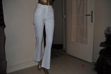 PANTALON BLANC FEMMES