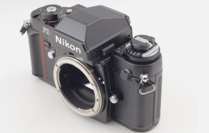 Nikon F3 Eye Level 35mm SLR Film Camera Body 28mm F3.5 Lens