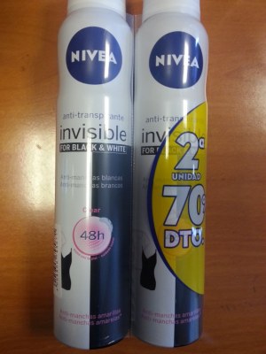 Déodorant For women Black & white invisible clear 200ml