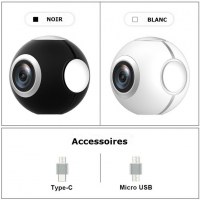 Caméra 360° pour smartphone Android