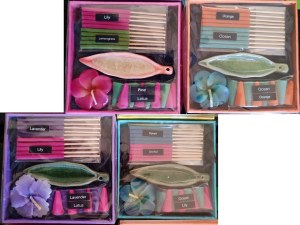 Coffret cadeau encens thaïlandais - Encens / Cônes / Céramique - Neuf - Prix public 4...