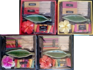 Coffret cadeau encens thaïlandais - Encens / Cônes / Céramique - Neuf - Prix public 4...