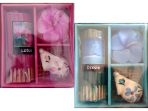 Mini coffrets encens thaïlandais - Encens / Bougie / Céramique - Neuf - Prix public 2...