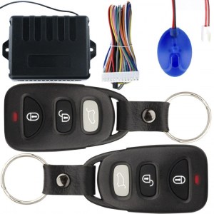 CONTRÔLEUR DE VERROUILLAGE CENTRAL 2 PORTE-CLÉS + FAUSSE ALARME 4 NA-5001