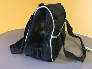 Sac transport noir pour chat ou petit chien