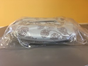 Sac de transport chat / petit chien gris argent