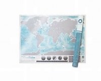 Carte du monde à gratter edition oceans