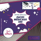 Déstockage - thermomètre frontal + OXY de pouls (stetoscope offert)