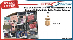 Vêtement neuf femme mix taille toutes saisons 400 pcs / plt