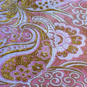 Tissu de brocart au broderie fine - Vente tissus en gros ou moyen quantité (G71)