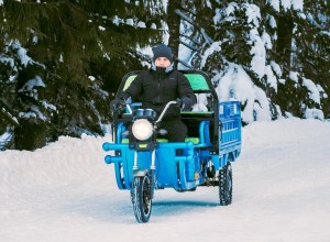 KIREST Fournisseur Scooter Triporteur Tricycle Cargoo500 électrique multifonctions