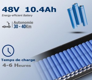 Trottinette électrique - Série ONE - 250 Watts - Pliable - Frein à disque - Vitesse max...