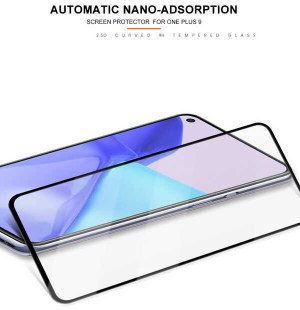Verre trempé en gros Chine Meilleur Protecteur d'écran Oneplus 9 Couverture complète 2.5D