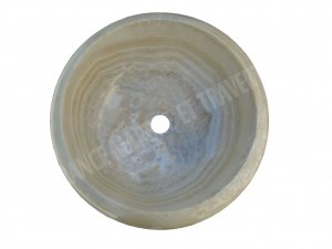 Onyx Caramel Vasque Modèle Lentille