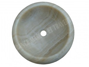 Onyx Caramel Vasque Modèle Lentille - 2