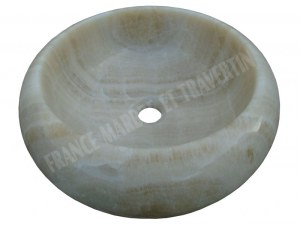 Onyx Caramel Vasque Modèle Lentille - 2