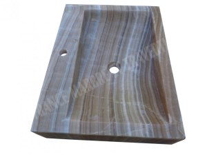 Onyx Miel Évier 60x45 cm