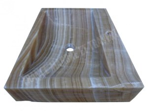 Onyx Miel Évier 60x45 cm