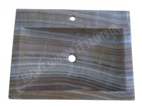 Onyx Miel Évier 60x45 cm