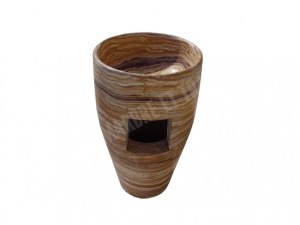 Onyx Miel Piédestal Vasque