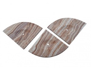 Onyx Miel Porte Savone 20x20 cm