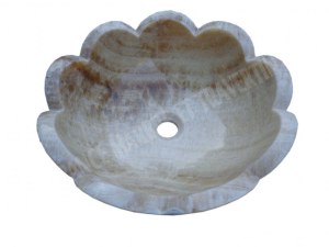Onyx Miel Vasque Modèle Bol Fleur