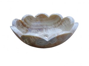 Onyx Miel Vasque Modèle Bol Fleur