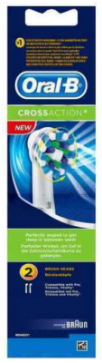 Oral-B Pack de 2 brossettes CrossAction EB50-2