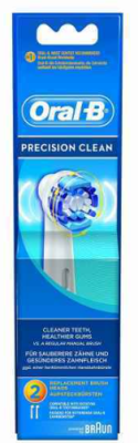 Oral-B Pack de 2 Brossettes de rechange Precision Clean EB20-2
