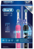 Oral-B Brosse à dents électrique Intelligente Smart 4 4900 DUO (rose+noir)